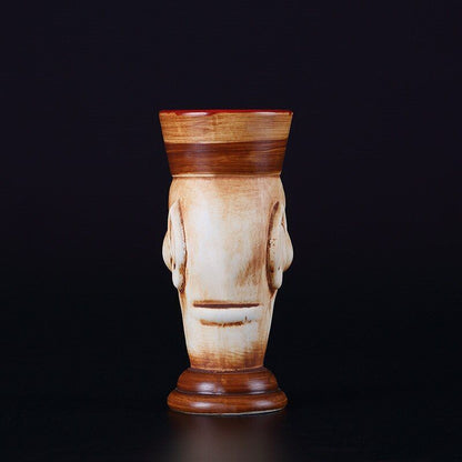 Wine Cups Creative Hawaii Tiki Porcelain Drinks Beer Mug Bar Tools 470ml Ceramic