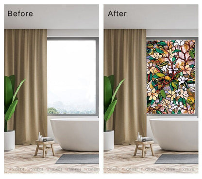 Glass Window Films Vinyl Home Bathroom Privacy Stickers Artscape Frosted Stained