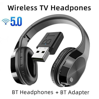 Audifonos Bluetooth Inalambricos para TV PC Computer Auricular con Adaptador BT