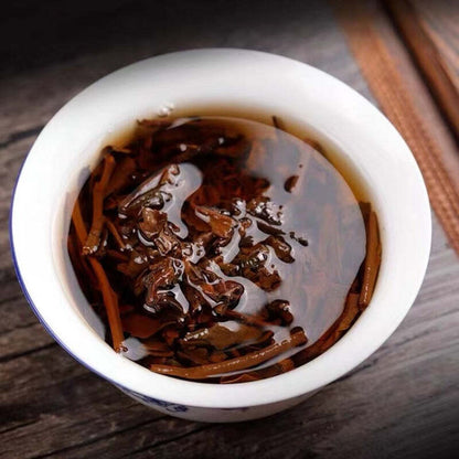250g Aged Puerh Ripe Tea Brick Authentic Super Grade 2002 Yiwu Old Shu Pu'er Tea