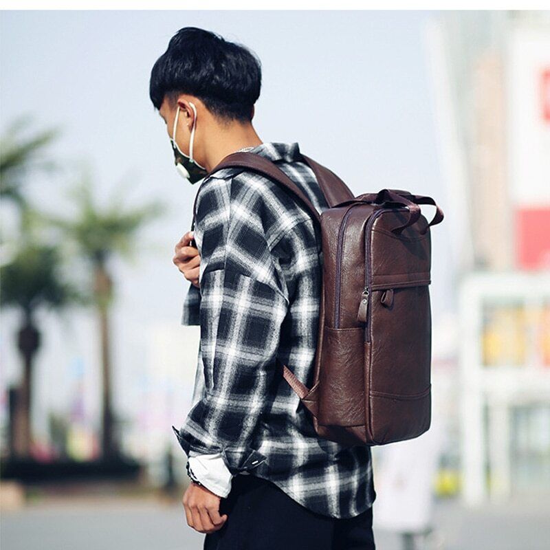 Backpack Men College School Bags Backpacks Travel 15.6 Inch Laptop Bag Men