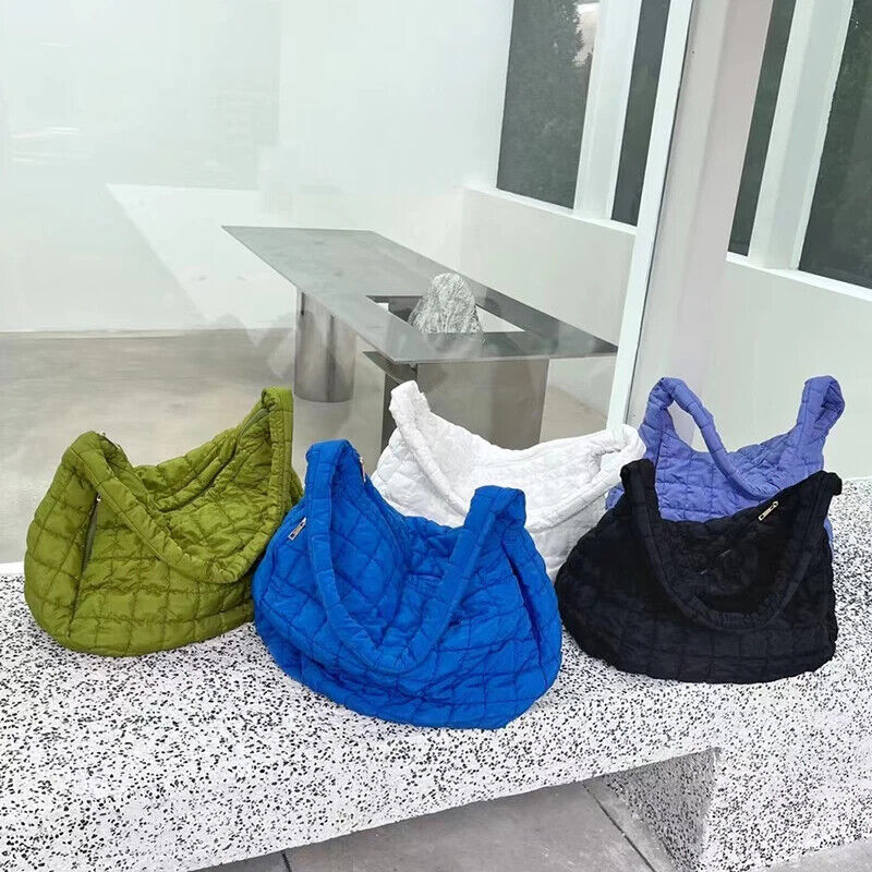 Casual Padded Women Handbag Shoulder Crossbody Bags Underarm Bag Purses
