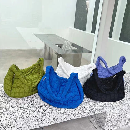 Casual Padded Women Handbag Shoulder Crossbody Bags Underarm Bag Purses