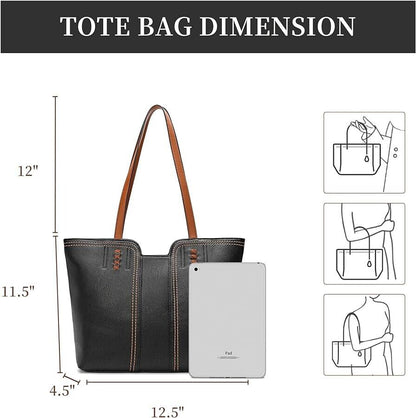 Montana West Tote Bag for Women Top Handle Satchel Purse Oversized Shoulder Hand