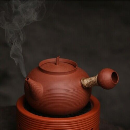 1000ml boil water pot with handle tea brew boiling pot ceramic pottery tea pot
