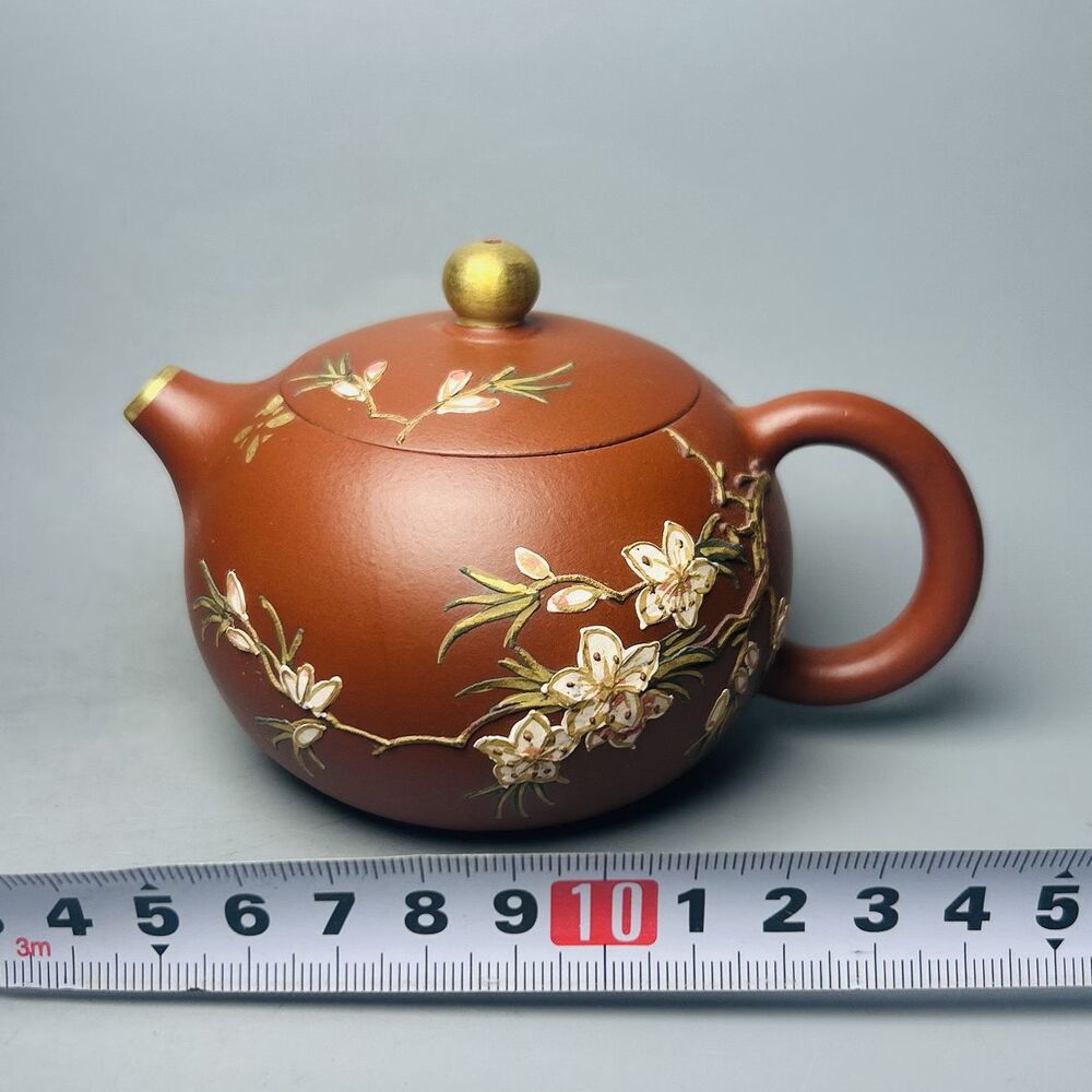 Vintage Chinese Yixing Purple Clay Teapot Zisha Ceremony Exquisite Teaware Rare
