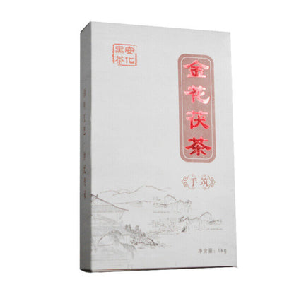 Green Food Black Tea Brick FuchaChina Hunan Maturity1000g Handmade12Years-