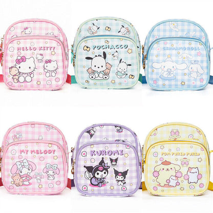 hellokitty kuromi PU fashion shoulder bag kids storage bag outdoor bag POUCH