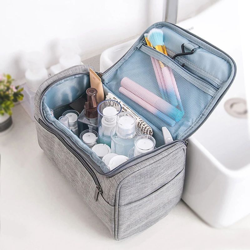Waterproof Cosmetic Bag Travel Organizer Makeup Case Bathroom Toiletry Pouch 1PC