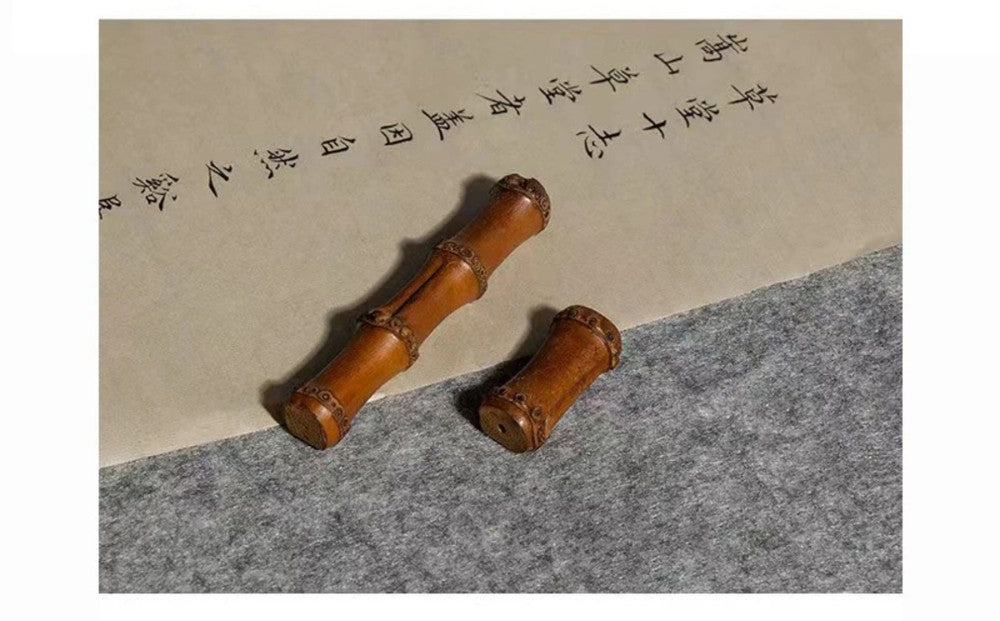 Chinese Calligraphy Brush Holder Natural Bamboo Root Brush Pen Rest Stand