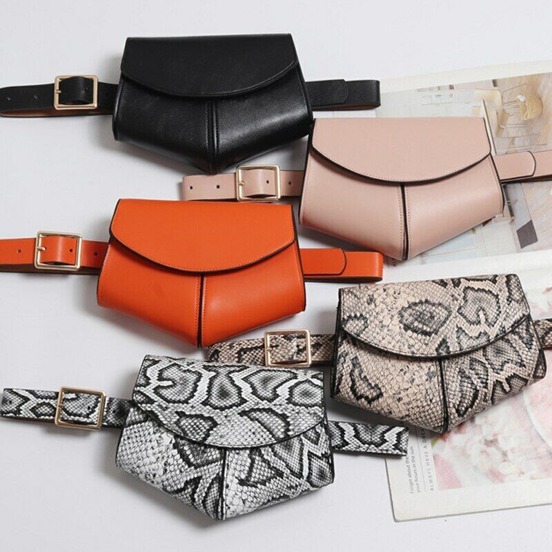 Fanny Pack Women Girl Fashion Waist Belt Bag serpentine Vintage Waist Bag Gifts