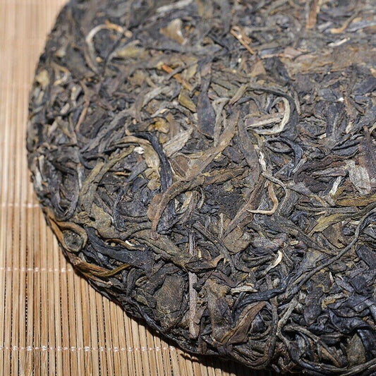 YunNan Pu-erh Mengku YUE CHEN YUE XIANG Raw Tea Qizi Bing Puerh 357g