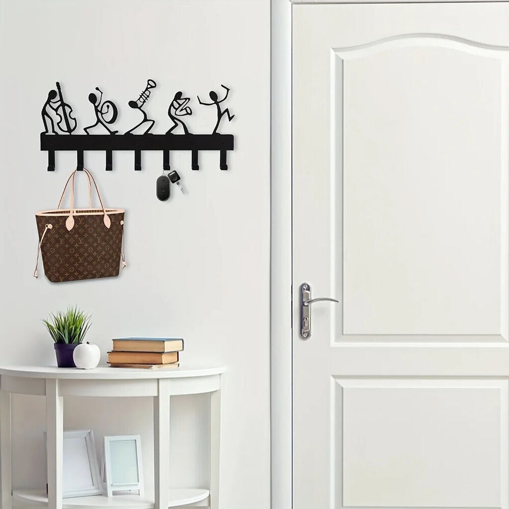 1pc Multi-Purpose Band Hook Great For Organizing Keys, Clothes, Use Wall-mounted