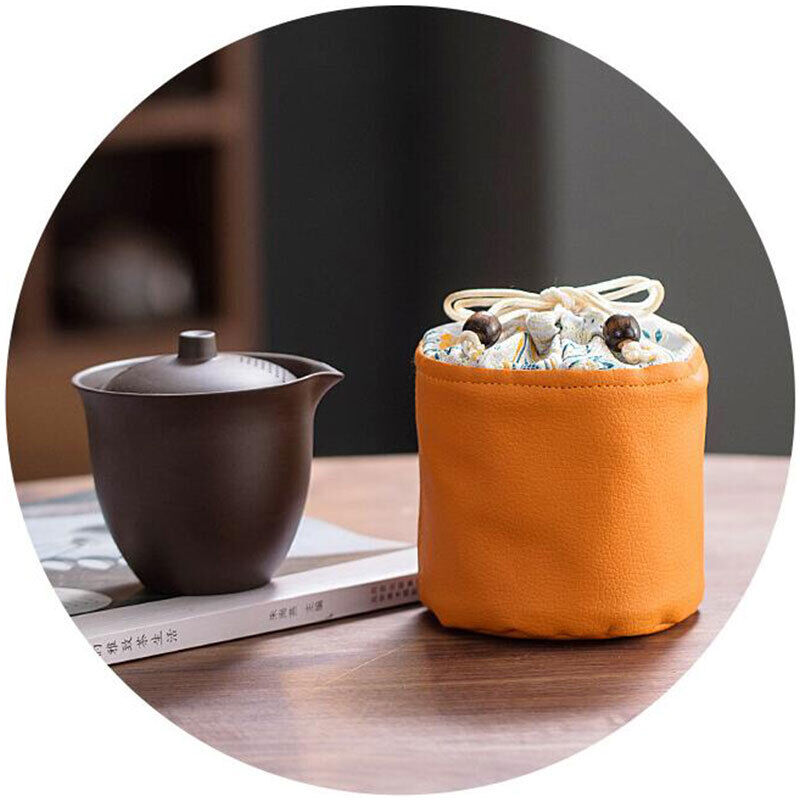Portable Teaware Storage Bag Travel Collect Teapot Teacup Antique Jewelry Pouch