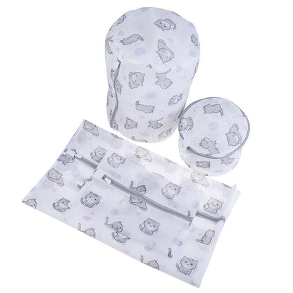 4 Sizes Laundry Bag For Clothes Underwear Protected Lingerie Bra Washing Bag HJ