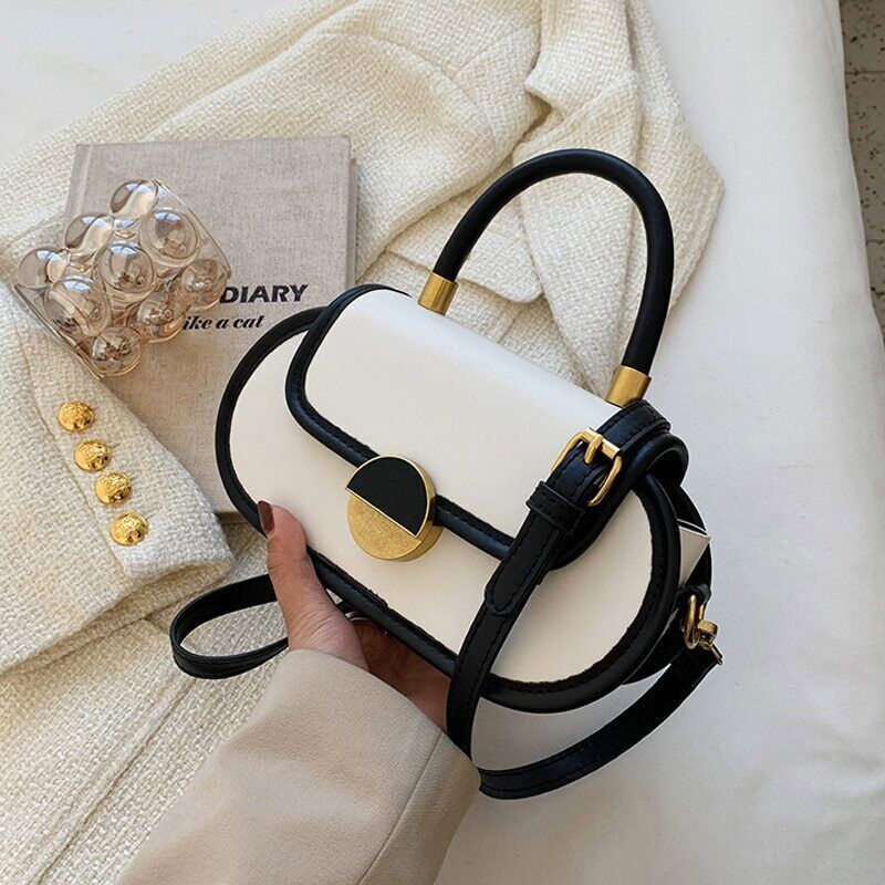 Women Shoulder Bag PU Leather Purse and Handbag Shopper Girls Flap Tote Bag