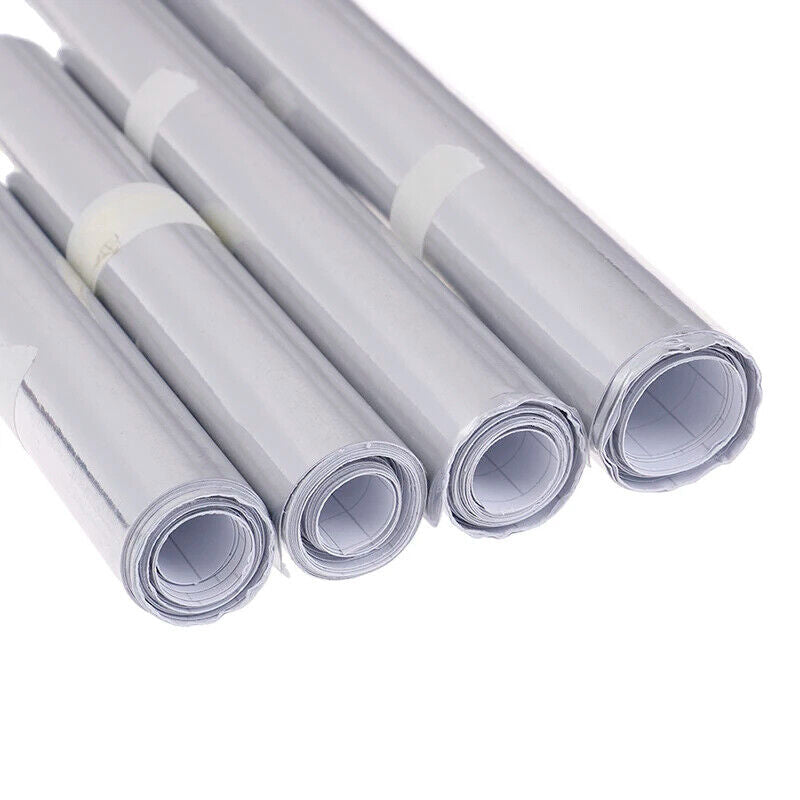 Car Sticker Decal Stretchable Mirror Silver Gold Chrome Flexible Vinyl Wrap Film