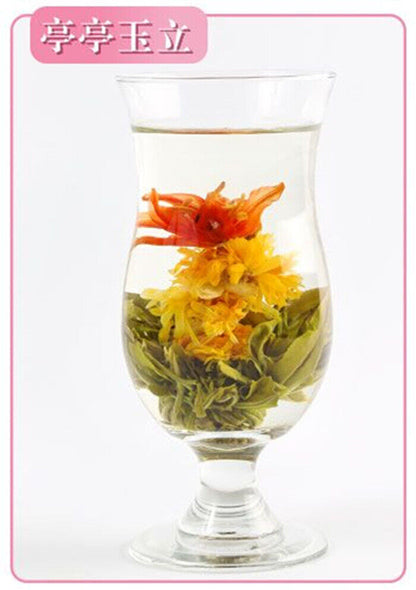 Fresh Loose Tea Natural Marigold Blooming Tea Flowering Tea Balls 20pcs