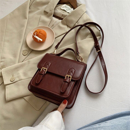 Female Tote Mini Bag PU Leather Women's Handbag Ladies Shoulder Bag
