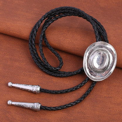 Men Bolo Ties Cowboy Adjustable Cacique Women Western Rodeo Dance Neckties 3.5cm