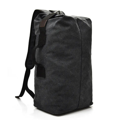 Man Travel Backpack Hand Bag Canvas Bucket Shoulder Bags Men Backpacks