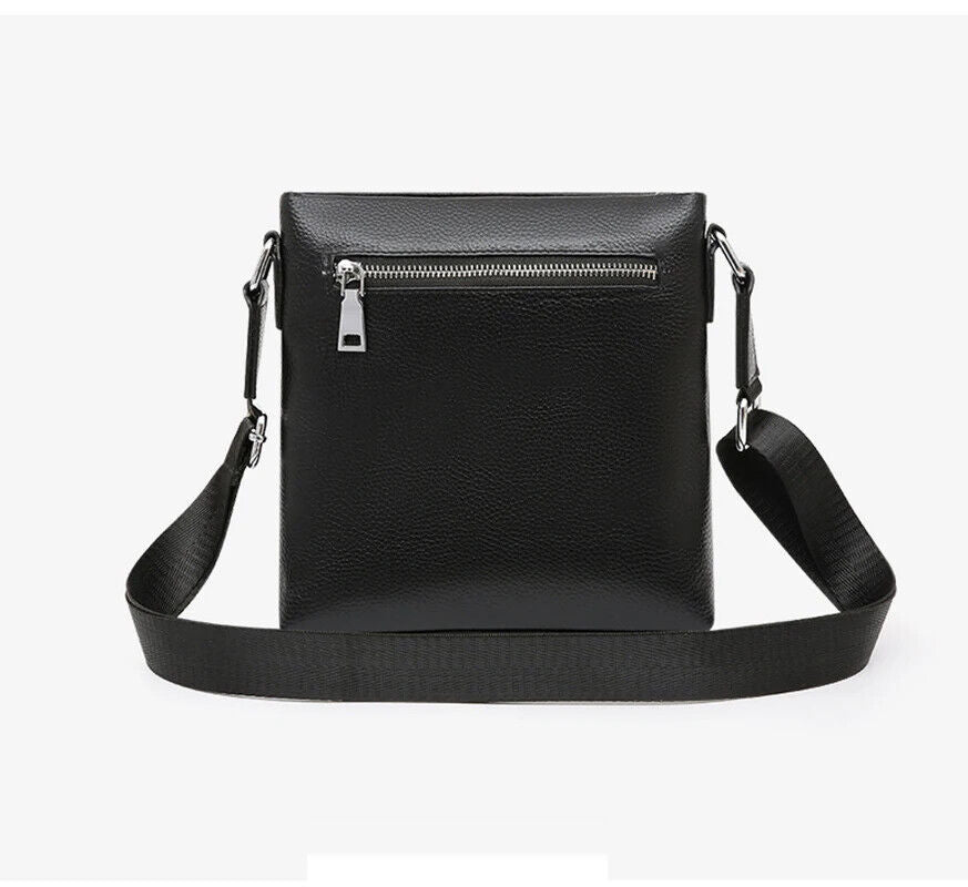 Man Messenger Business Shoulder Bags Cowhide Crossbody Male Men's Handbag