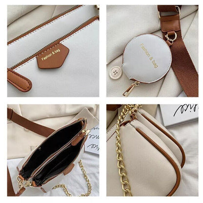 3Pcs/Set Bags Women Female Shoulder Crossbody Bags Handbags Women Bags