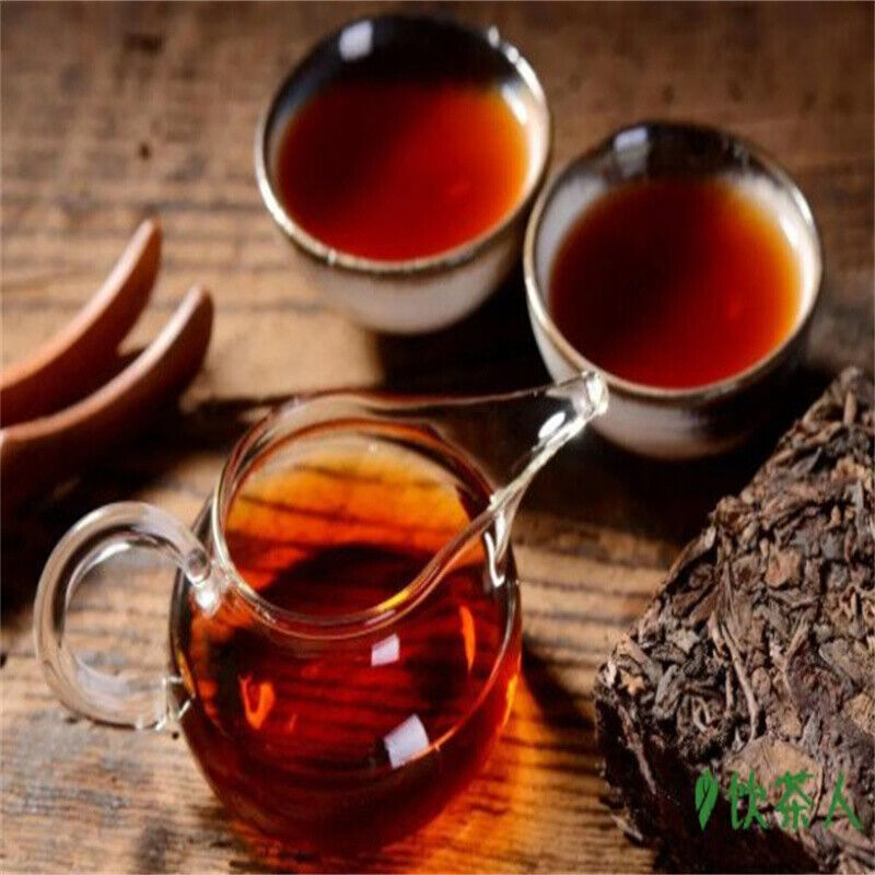 Top Grade Collected Puerh Qizi Cake Cooked Tea Cake Yunnan Ripe Puerh Tea 357g
