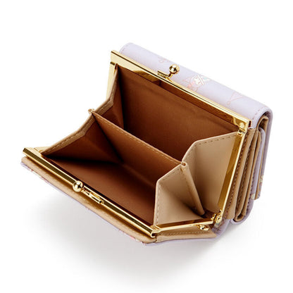 NEW Women's Leisure Wallet Kuromi Pudding Dog Zipper Buckle Bag Leather Clip