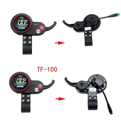 5 / 6 Pin Electric Scooter Acceleration Instrument Display Spare Parts Accessory