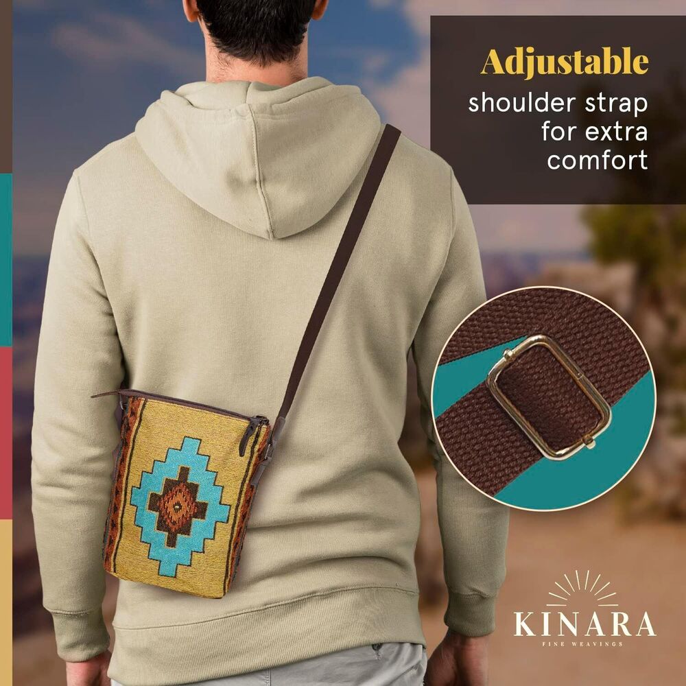 Woven Crossbody Bag Native American Design Unique Pattern Fine Weaving Stylish
