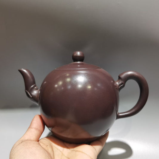 Chinese Yixing Purple Clay Teapot Zisha Ceramic Handmade Household Teaware Rare