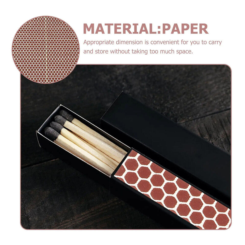 Matchstick Sheet 2 Sets Match Striker Paper DIY Honeycomb Peel Adhesive Stickers