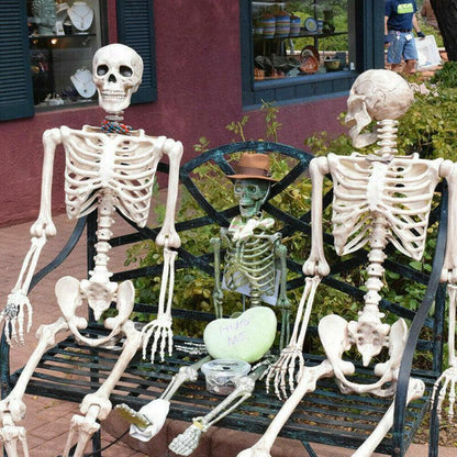 Esqueleto Poseable Tamaño Completo De La Vida Humana Halloween Decoración Fiesta