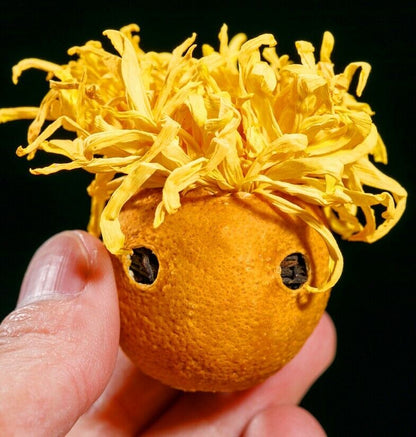 High quality handmade lemon chrysanthemum fruit tea Yunnan Daihong tea-