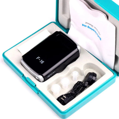 Aid AXON F-16 Pocket Hearing Personal Sound Amplifier Voice Low Noise Hearing