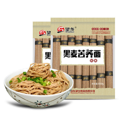 800g Triticale&Tartary Buckwheat Noodle Low Fat Sugar Salt Triticale Soba Noodle