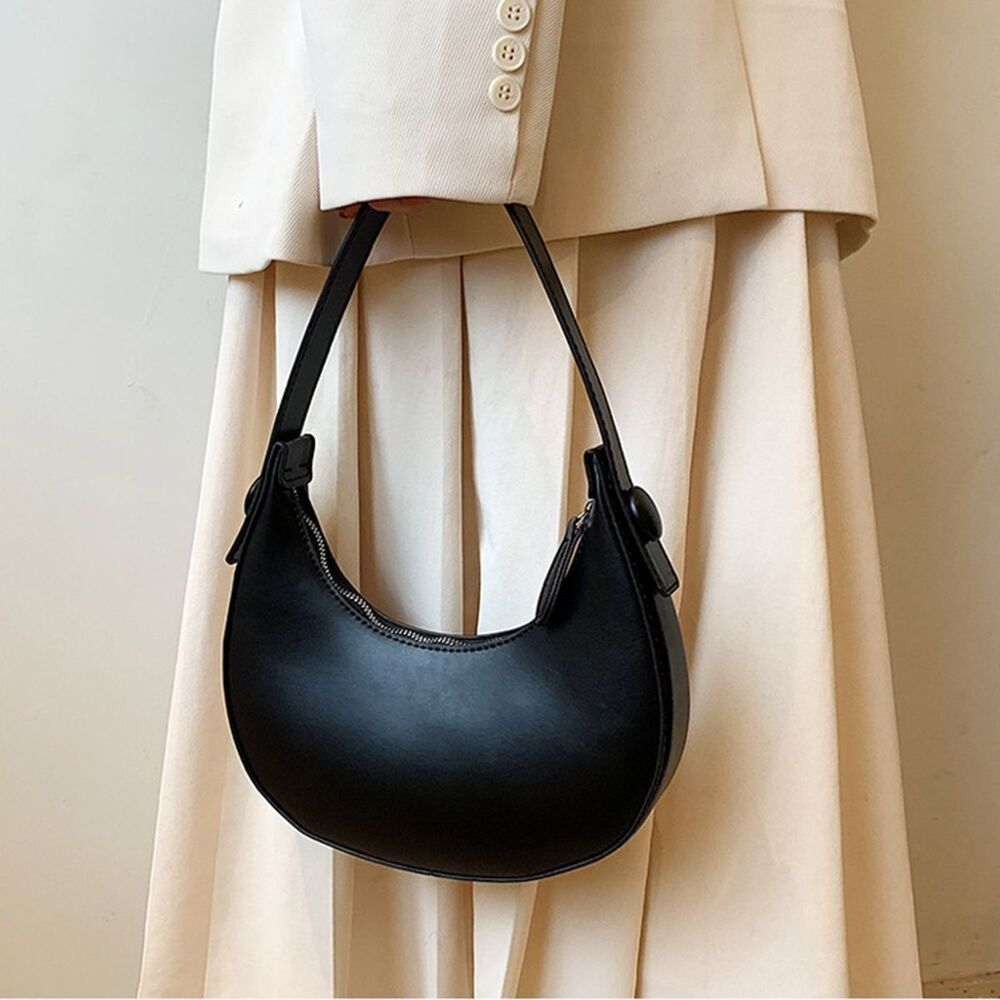 Shoulder Bags Leather Crossbody Bag Solid Messenger Bags Handbags Hobos Underarm