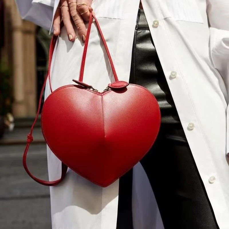 Heart Shape HandbagsWomen Purse Lady Small Shoulder Crossbody Bags
