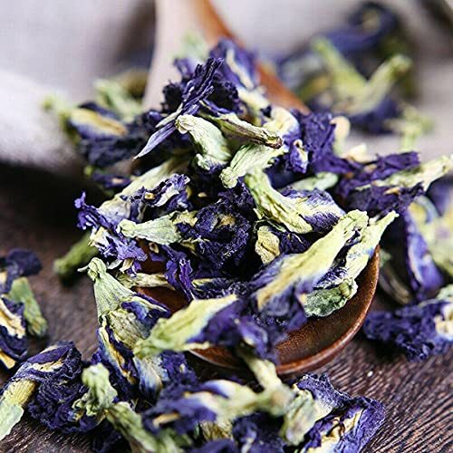 Natural production of blue butterfly pea flower tea 500g high-quality dried flowers -