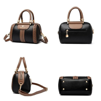 Bolso Cuero Mujer Para Bolsa Moda Lujo Mano Hombro Bandolera Elegante Cartera