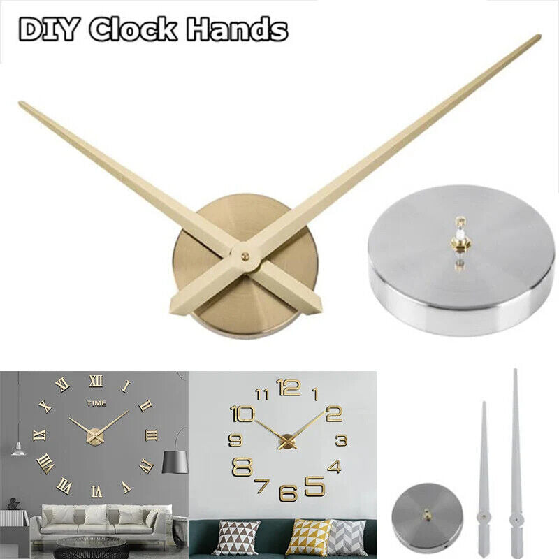 DIY Large Wall Clocks Needles 12cm Brief Quartz Hour Hands Accessories Mechanism