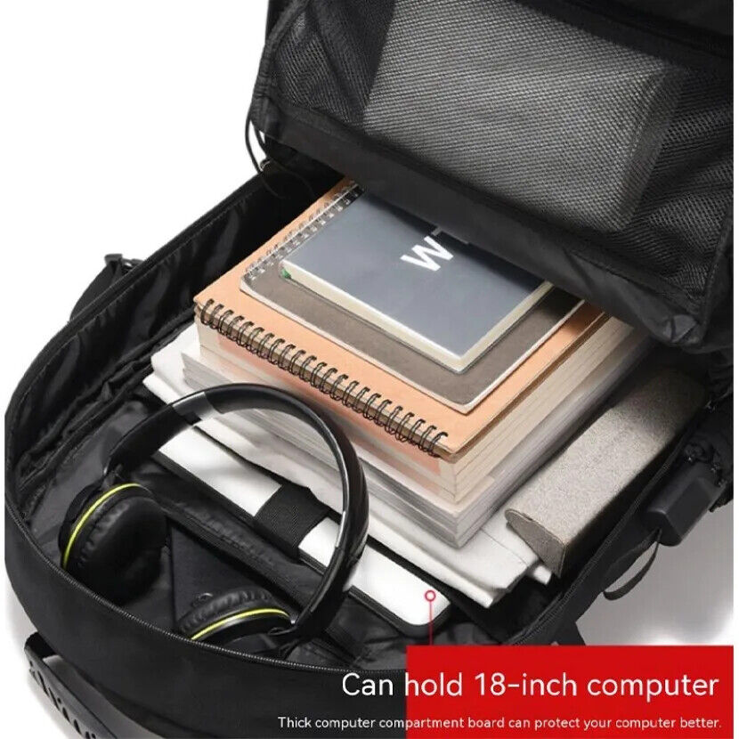 Travel Backpack Men Business Bag Outdoor Sports Backpacks Shoes Pocket