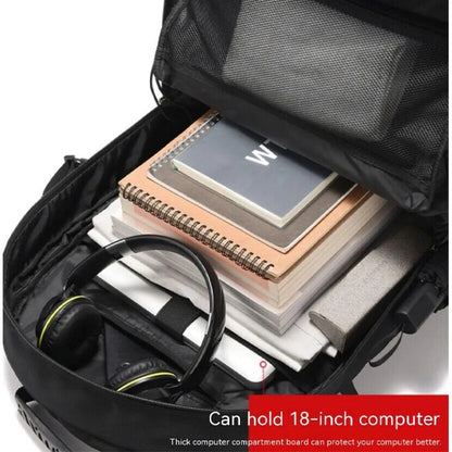Travel Backpack Men Business Bag Outdoor Sports Backpacks Shoes Pocket