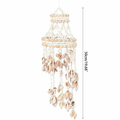 Conch Sea Shells Wind Chime 50cm Hanging Ornament Home Creative Wall Decorations