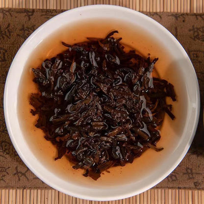 357g Palace Golden Buds Puerh Ripe Tea Cake Yunnan Pu-erh Cooked Tea Black Tea