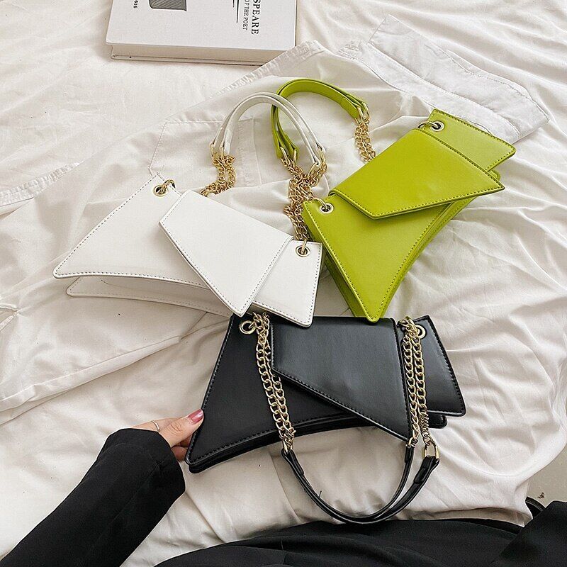 Ladies Shoulder Bag Chain Handbags Leather Women Bags Lady Bag Clutch