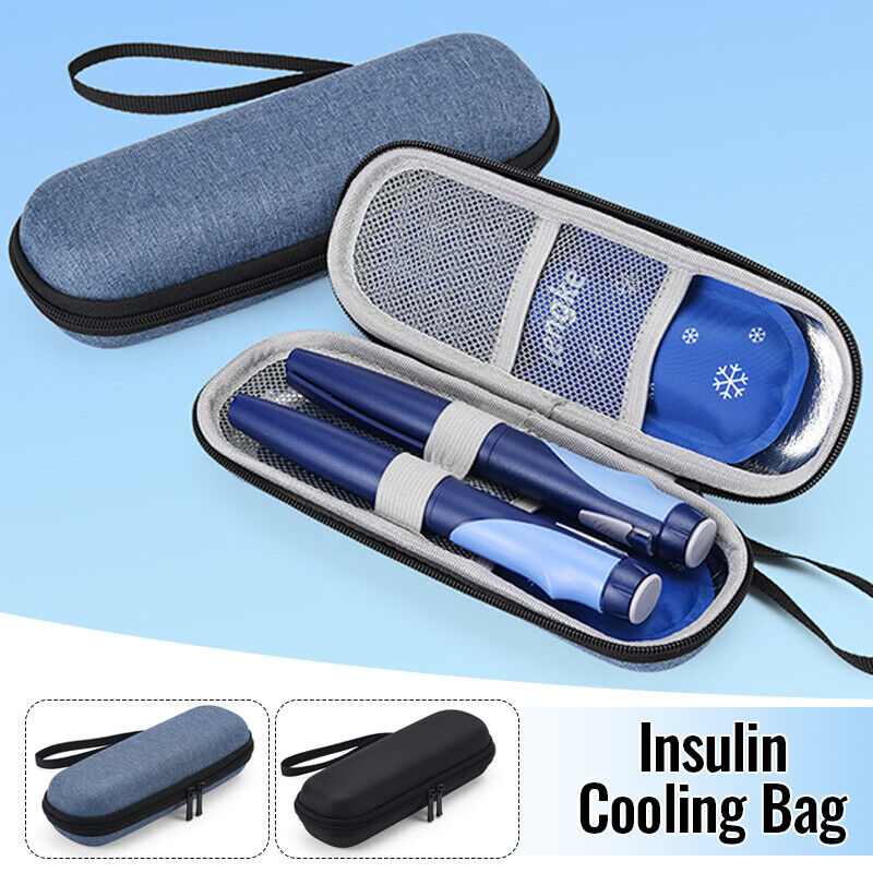Diabetic Pocket Pill Protector Insulin Cooling Bag Travel Case Without Gel