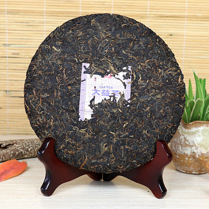 357g TAETEA Menghai Dayi Wei Zui Yan Classic Ripe Pu'er Tea Puerh Tea Cake
