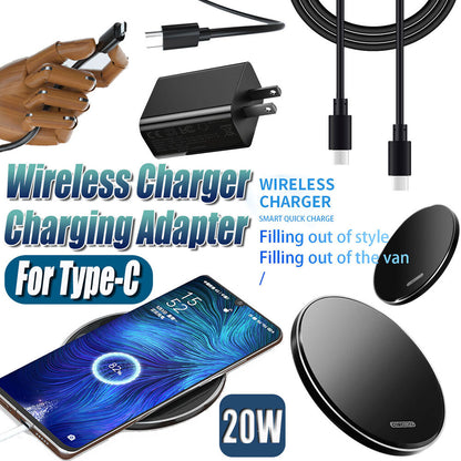 20W Wireless Charger / Super Fast Wall Charger+Cable For Galaxy Z Flip / Flip 5G